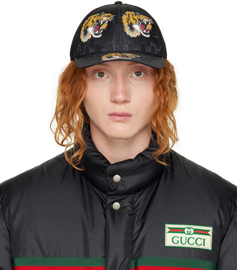 gucci cap tiger black|gucci tiger for sale.